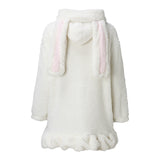 Style Autumn Winter Women Warm Jacket Rabbit Ears Hooded