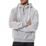 Cross border men's clothing wholesale fleece casual hooded