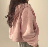 Women's Zipper Hooded Faux Lamb Velvet SweatSirt