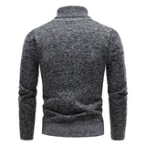 Autumn Winter Fleece Sweater Men Thicker Clothes Luxury