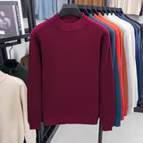 Men's Half Turtleneck Knitwear Sweater Winter Sweatshirt