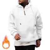 Cross border men's clothing wholesale fleece casual hooded