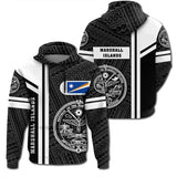 Marshall Islands Flag Map Hoodies For Men Clothes Hoody