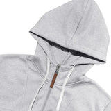 Cross border men's clothing wholesale fleece casual hooded