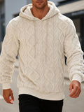 Men Winter Warm Hooded Sweatshirt with Double Comfort