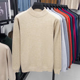 Men's Half Turtleneck Knitwear Sweater Winter Sweatshirt