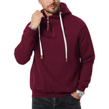 Cross border men's clothing wholesale fleece casual hooded