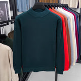Men's Half Turtleneck Knitwear Sweater Winter Sweatshirt