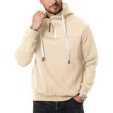 Cross border men's clothing wholesale fleece casual hooded