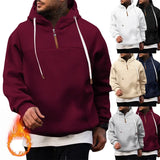 Cross border men's clothing wholesale fleece casual hooded