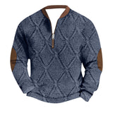 Mens Outdoor Casual Long Sleeved Hoodless Sweatshirt