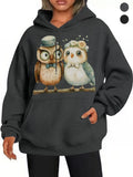 Funny Quirky Wedding Owl Couple Cozy Women’s Hoodies