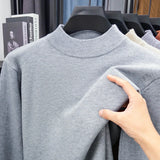 Men's Half Turtleneck Knitwear Sweater Winter Sweatshirt