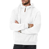 Cross border men's clothing wholesale fleece casual hooded