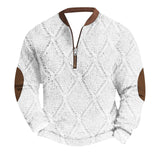 Mens Outdoor Casual Long Sleeved Hoodless Sweatshirt