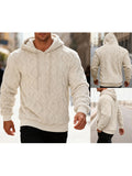 Men Winter Warm Hooded Sweatshirt with Double Comfort