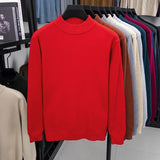 Men's Half Turtleneck Knitwear Sweater Winter Sweatshirt