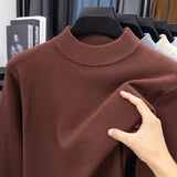 Men's Half Turtleneck Knitwear Sweater Winter Sweatshirt