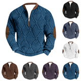 Mens Outdoor Casual Long Sleeved Hoodless Sweatshirt