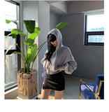 Autumnal Hooded Zipper Sweaters Outerwear for Women