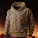 Men's autumn and winter thickened hooded sweatshirt