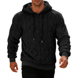 Men Winter Warm Hooded Sweatshirt with Double Comfort