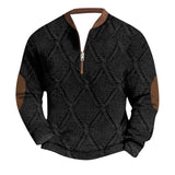 Mens Outdoor Casual Long Sleeved Hoodless Sweatshirt