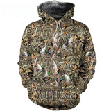 Maple Camouflage 3D Sports Shirt Men's Outdoor Camping