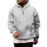 Cross border men's clothing wholesale fleece casual hooded