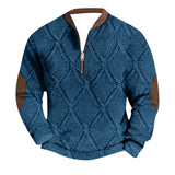 Mens Outdoor Casual Long Sleeved Hoodless Sweatshirt