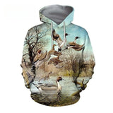 Maple Camouflage 3D Sports Shirt Men's Outdoor Camping