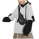 Bear Hoodie For Womens Autumn Casual Fashion Sweatshirt