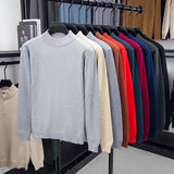 Men's Half Turtleneck Knitwear Sweater Winter Sweatshirt